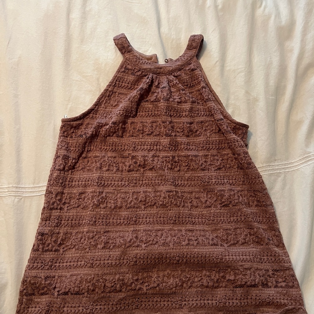 Dusty rose halter top